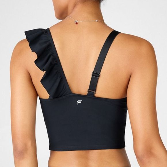 NWT Fabletics Mellie Ruffle Top M - Picture 2 of 5